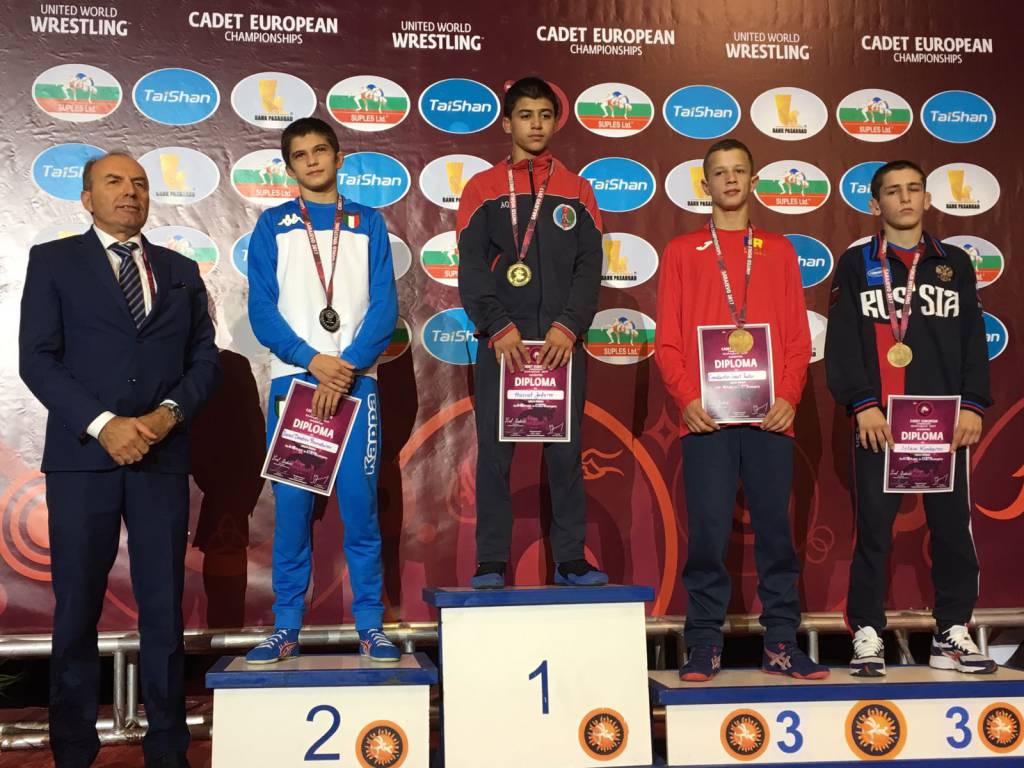 Europei cadetti a Sarajevo, Pramatarov argento, Esposito e De Vita bronzo