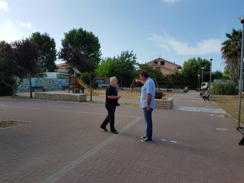 #Fiumicino, Patriarca e Bonanni ‘Iniziati i lavori al parco Giancarlo Bozzetto’