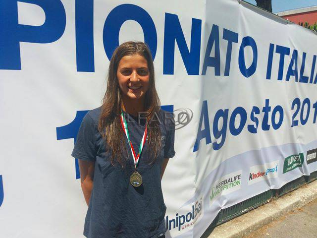Sabrina Nocella, atleta del ‘Circolo Nuoto #Formia’, riconquista il podio italiano
