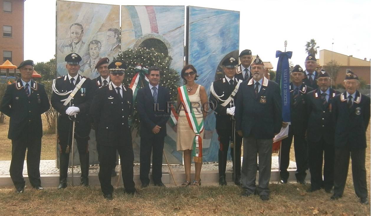 A #Latina la cerimonia di commemorazione dei tre carabinieri fucilati dai soldati tedeschi nel 1944