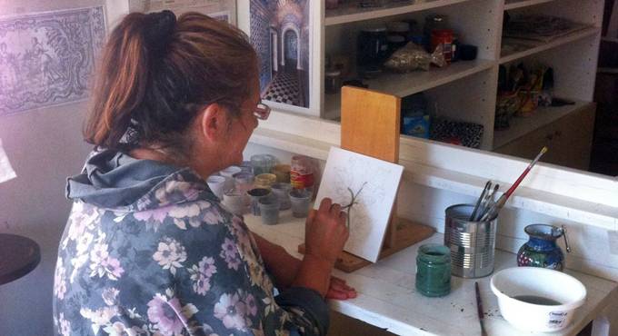 Olga, la Signora delle ceramiche a #Fiumicino