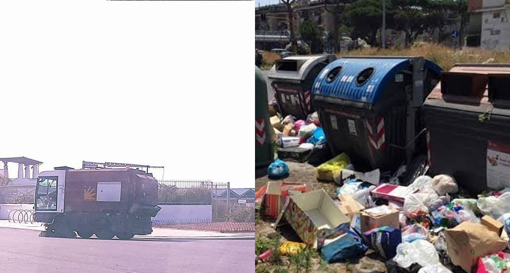 #Ostia, raccolta dei rifiuti e spazzatrice, è polemica tra FI, Si e M5S