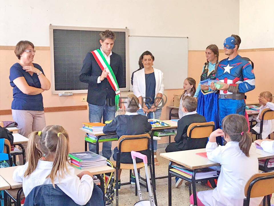#Tarquinia, primo giorno di scuola, i rappresentanti del Comune fanno visita agli studenti