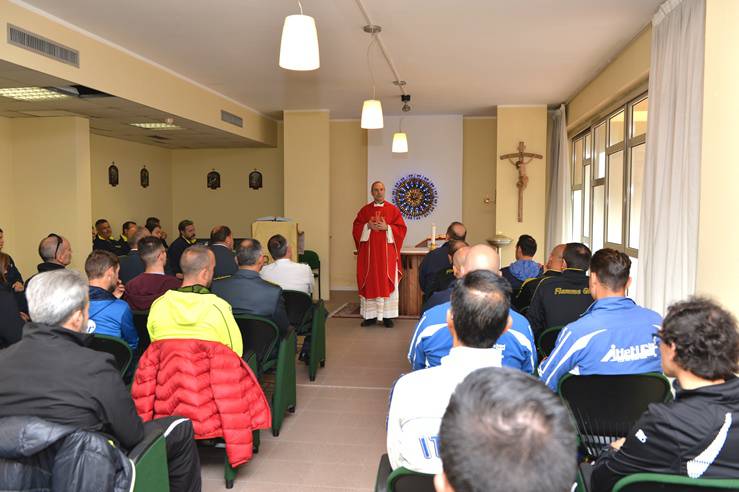 Fiamme Gialle, incontro con l’Athletica Vaticana, Gen. Romano, ‘Lieti di aver ospitato gli atleti vaticani, a disposizione le nostre competenze’