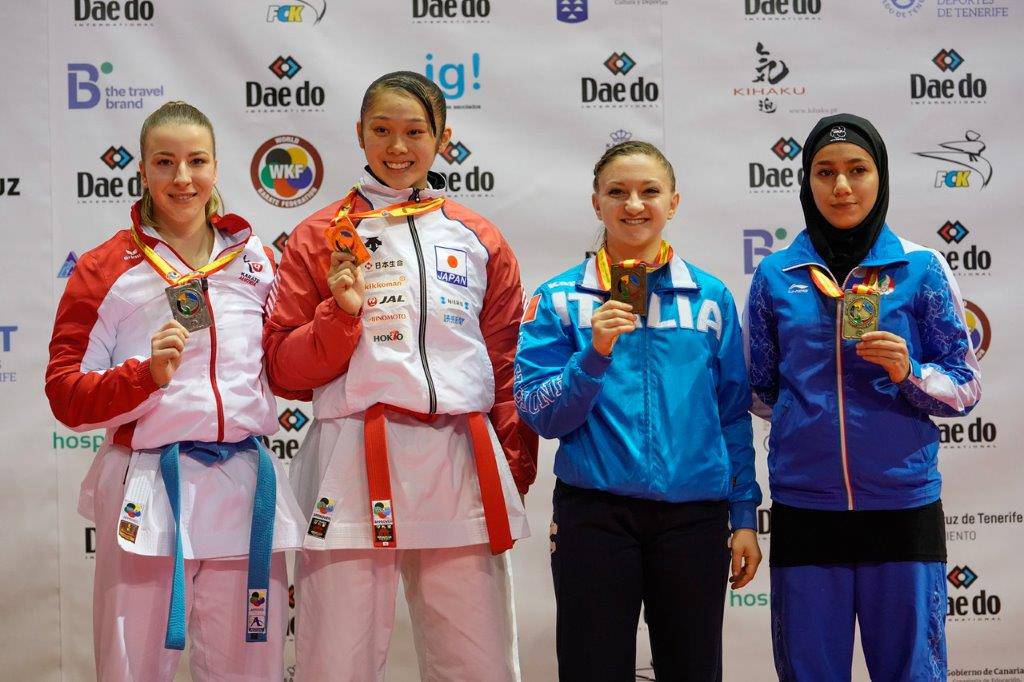Karate, a Tenerife, l’Italia colleziona 5 medaglie, oggi ultima giornata di gare