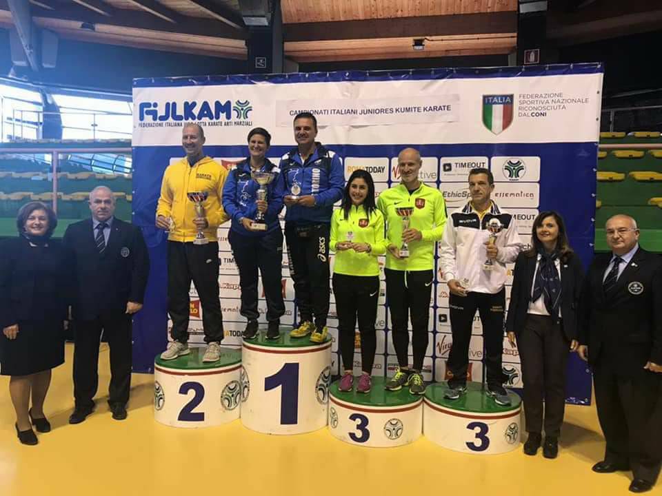 Karate, agli Juniores femminili, il Cus Torino vince il titolo italiano per società