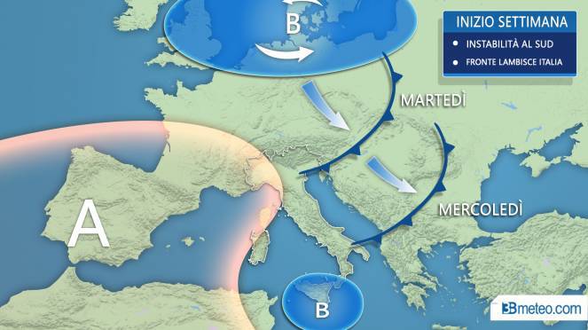 #meteo, il maltempo lambisce l’Italia, ma le previsioni sono buone