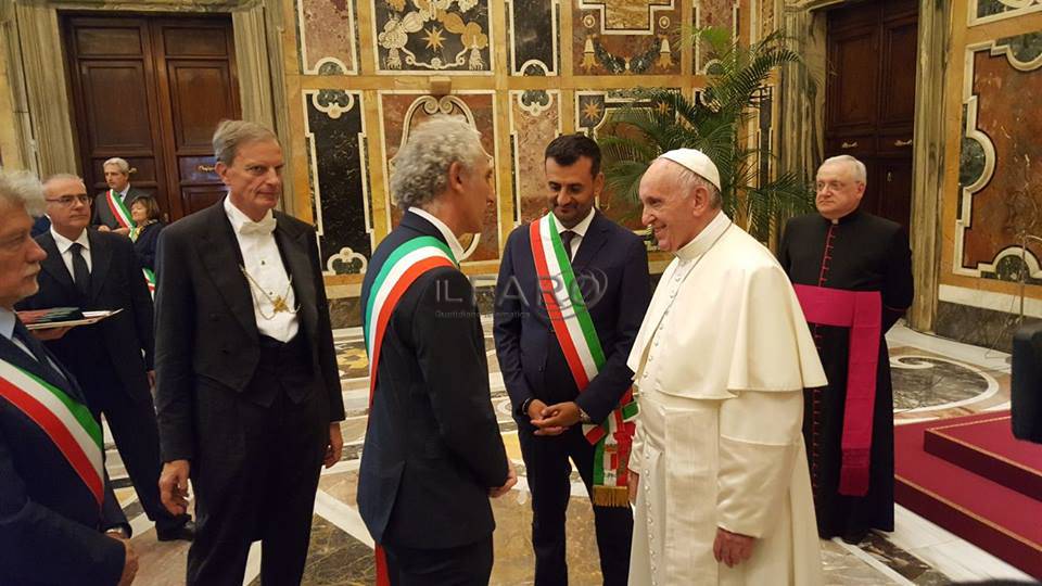 #Latina, Coletta incontra Papa Francesco