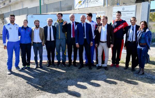 Fiamme Gialle, Giuseppe Vicino inaugura la Cittadella della Sicurezza e dello Sport