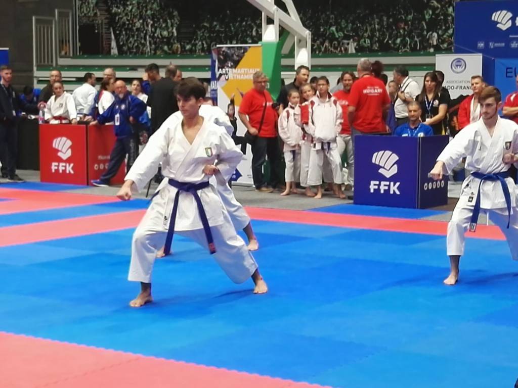 Coppa Europa Wadokai, Fabrizio Ascone bis d’oro kata individuale, Cortesi bronzo nel kumite a squadre