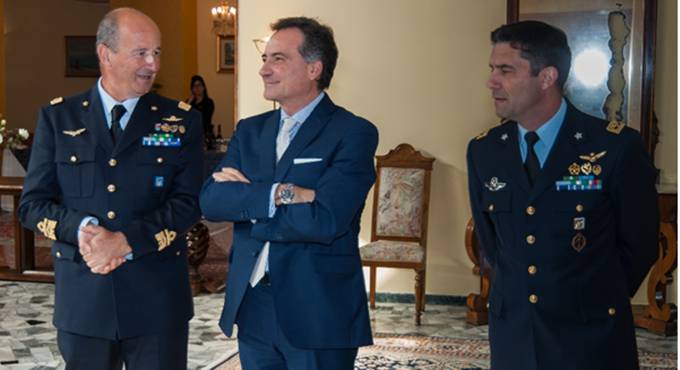Il prefetto di #Latina saluta l’Aeronautica Militare, ‘Un ringraziamento per la sua encomiabile azione svolta’