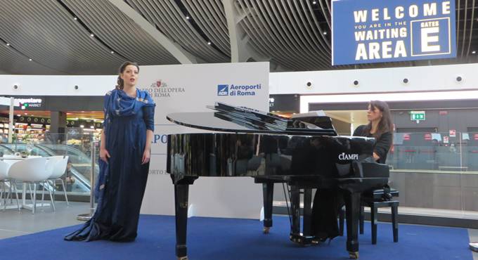 Aeroporto di Fiumicino, arriva l’Opera in flashmob