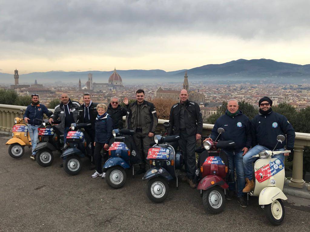 Vespa Club Fondi, rientrati gli equipaggi del 20° Cimento invernale di Firenze
