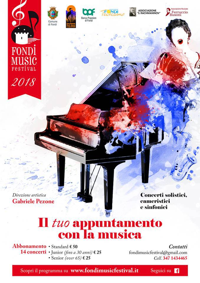 Sabato 3 Febbraio al via la settima edizione del Fondi Music Festival