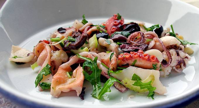 ricetta insalata di mare
