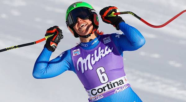 Fiamme Gialle, Johanna Schnarf è supergigante a Cortina