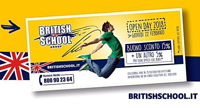 L&#8217;opportunità che aspettavi per imparare l&#8217;inglese e trovare lavoro, con British School