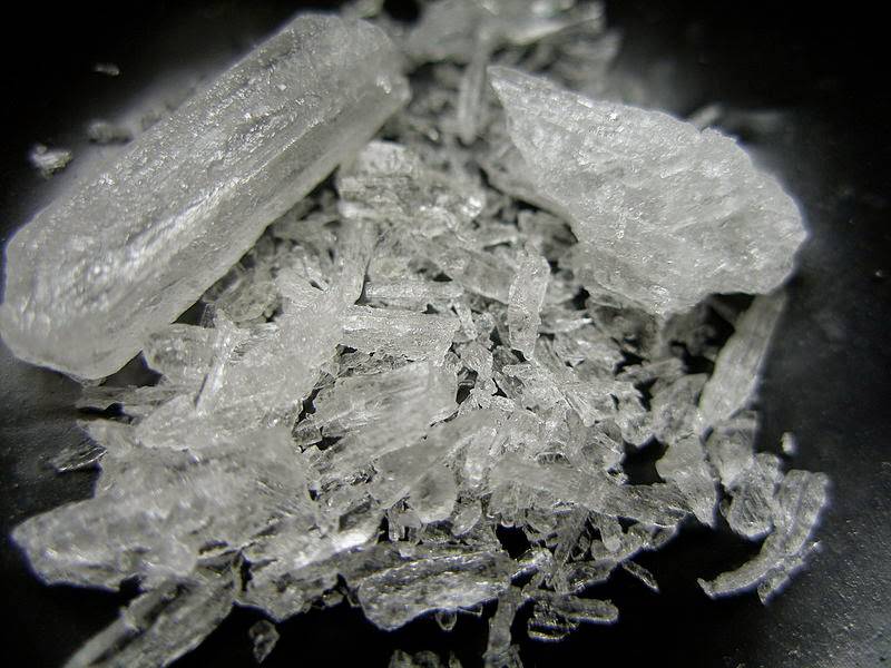 cristalli di metanfetamina