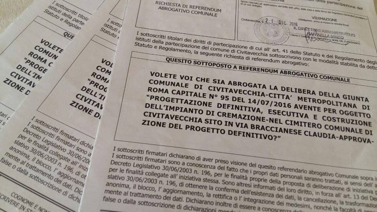 Forno crematorio, arrivata la risposta della richiesta di accesso agli atti