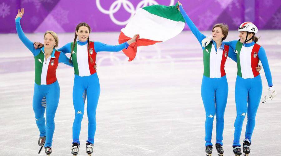 PyeongChang 2018, Fontana, Valcepina, Peretti e Maffei argento nello short track dei 1000 metri