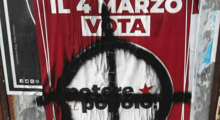 Vandalismo a sfondo fascista ad Anzio, Spallotta (Prc) ‘legalità democratica a rischio’
