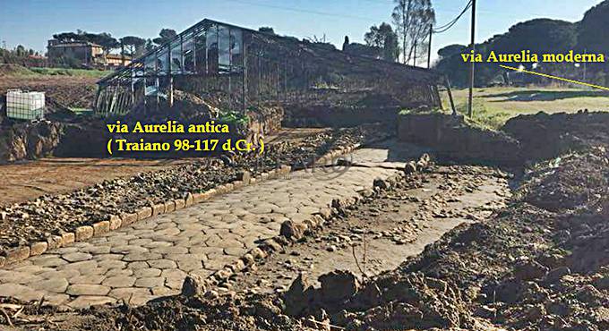 Granaretto, è stata interrata la via Aurelia Antica riemersa dal fango