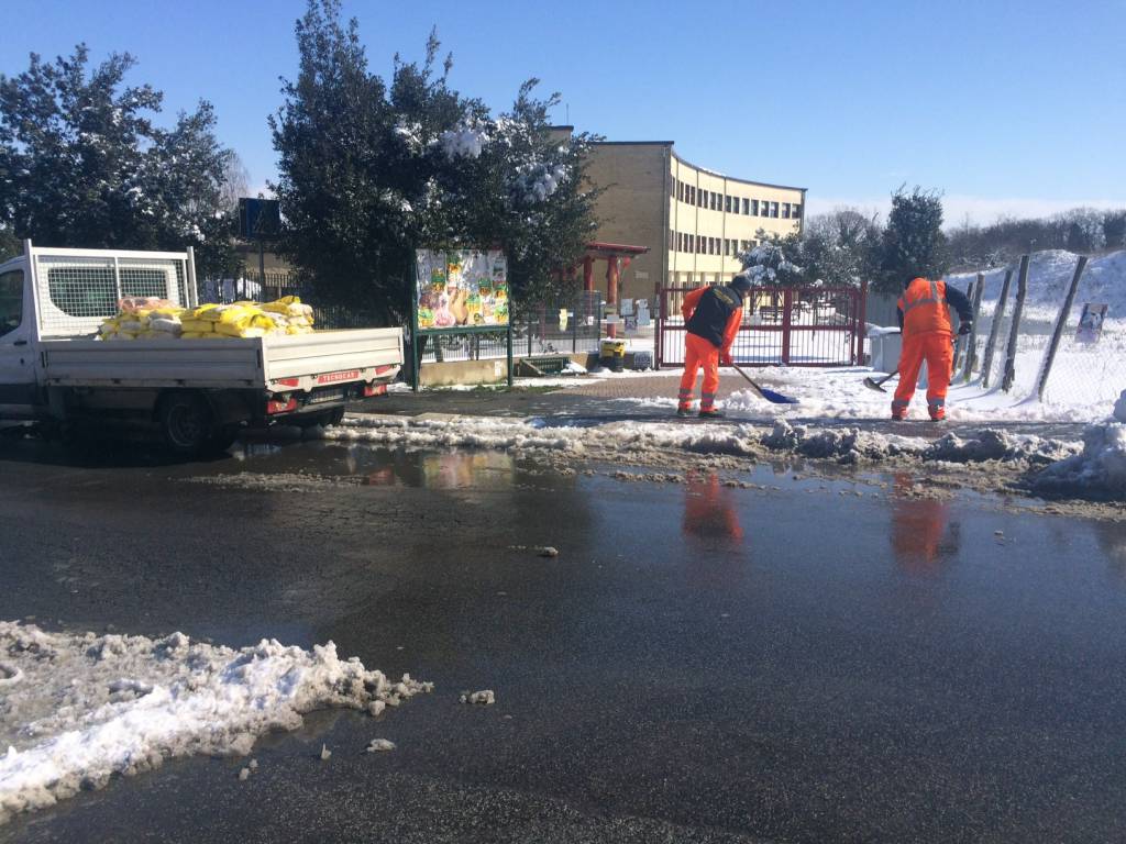 Emergenza neve, Montino ‘Domani tutte le scuola saranno aperte’