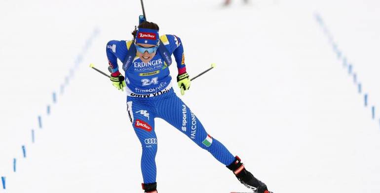PyeongChang2018, Dorothea Wierer frenata dal vento nella 7,5 km sprint del biathlon olimpico