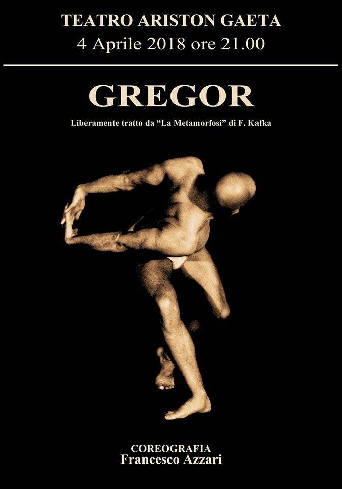 Gregor, liberamente tratto da &#8220;La Metamorfosi&#8221; di F. Kafka