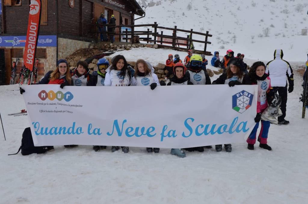 Il Presidente del Coni Malagò incontra gli alunni vincitori del Progetto “Quando La Neve Fa Scuola”