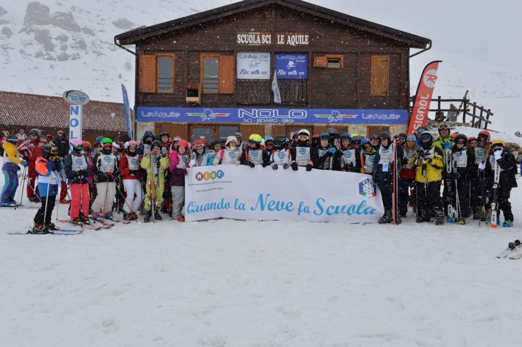 Il Presidente del Coni Malagò incontra gli alunni vincitori del Progetto “Quando La Neve Fa Scuola”