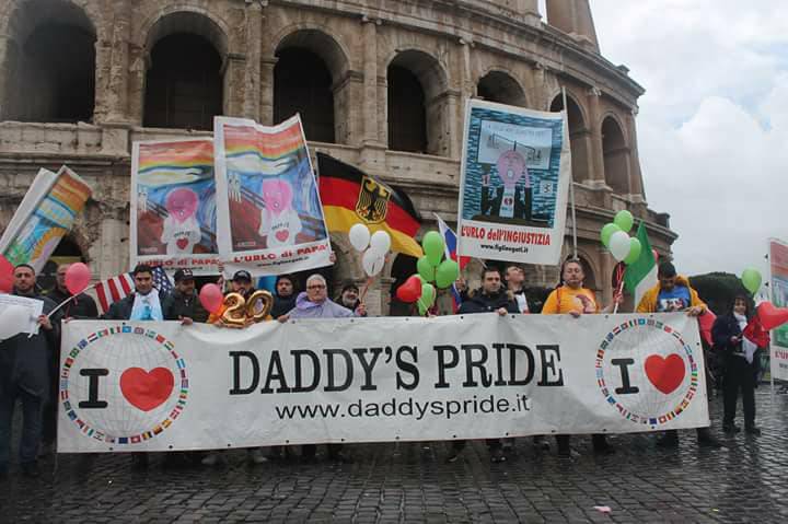 Roma, padri separati in marcia al Daddy’s Pride 2018