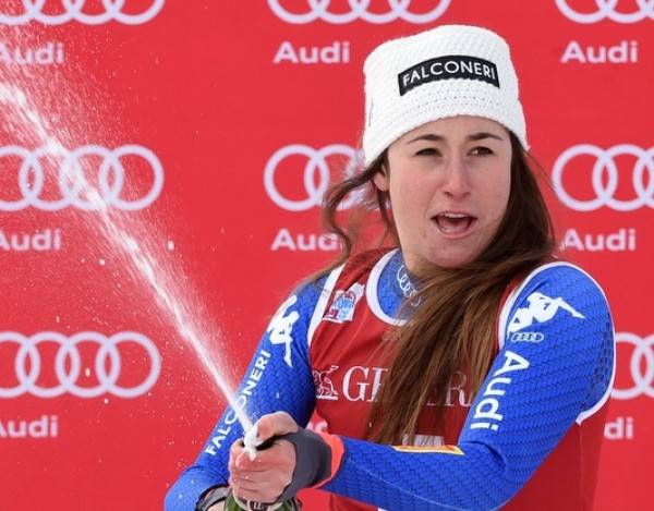 Sci alpino, Sofia Goggia “supergigante”, squillo di Innerhofer, secondo nella gara maschile, è festa “Fiamme Gialle” !