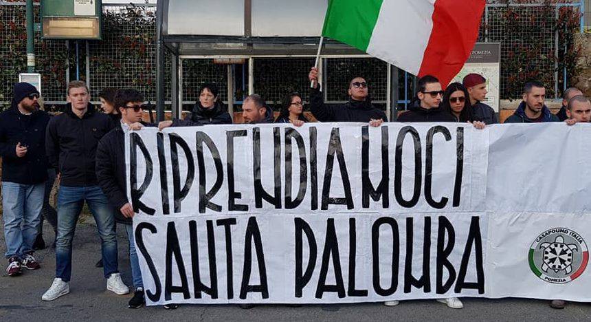 Pomezia, Casapound sostiene i pendolari, ‘riprendiamoci Santa Palomba’