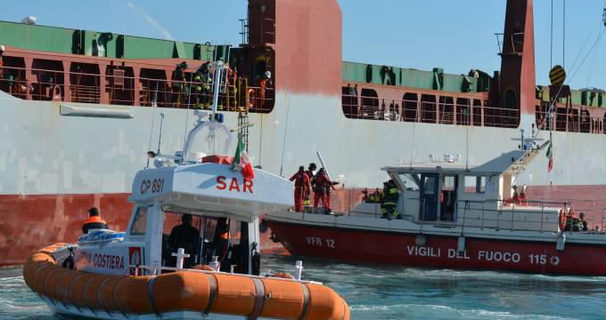 Esercitazione antincendio al porto di Civitavecchia, un’eccellente risposta e collaborazione