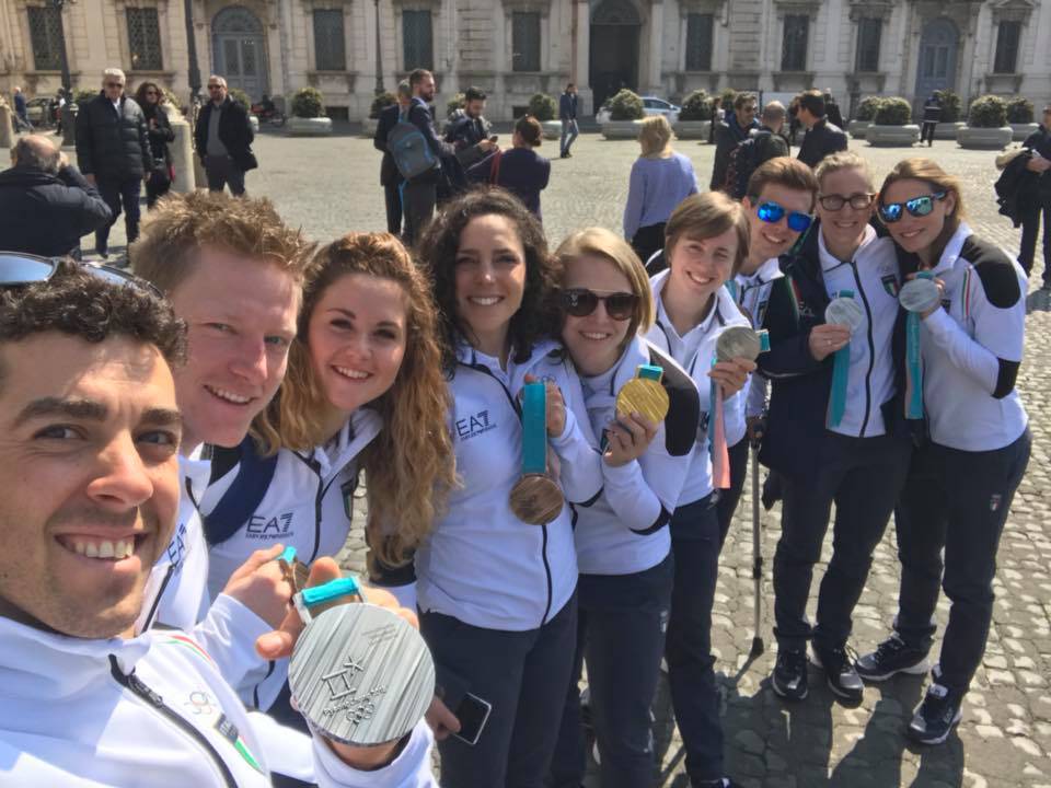 Gli azzurri al Quirinale, riconsegnato il Tricolore a Mattarella, ‘Avete rappresentato il  Paese con grande prestigio’