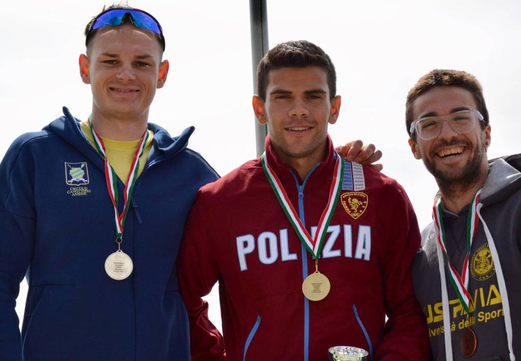 Canoa 5000 metri, Dressino e Ripamonti si ripetono sul primo gradino, le Fiamme Oro trionfano nella canadese maschile