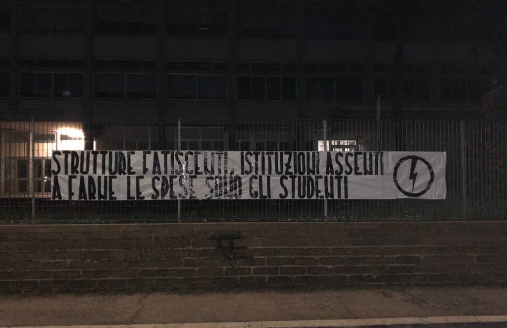 Degrado e infiltrazioni all’Istituto Copernico di Pomezia, la protesta di Blocco Studentesco