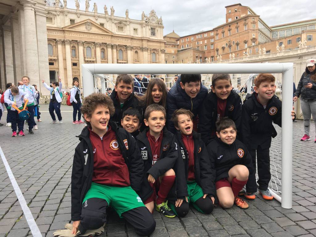 Il Trastevere Calcio all’udienza generale di Papa Francesco, Betturri, ‘Un onore collaborare con la Lega Pro, il calcio deve essere aperto a tutti’