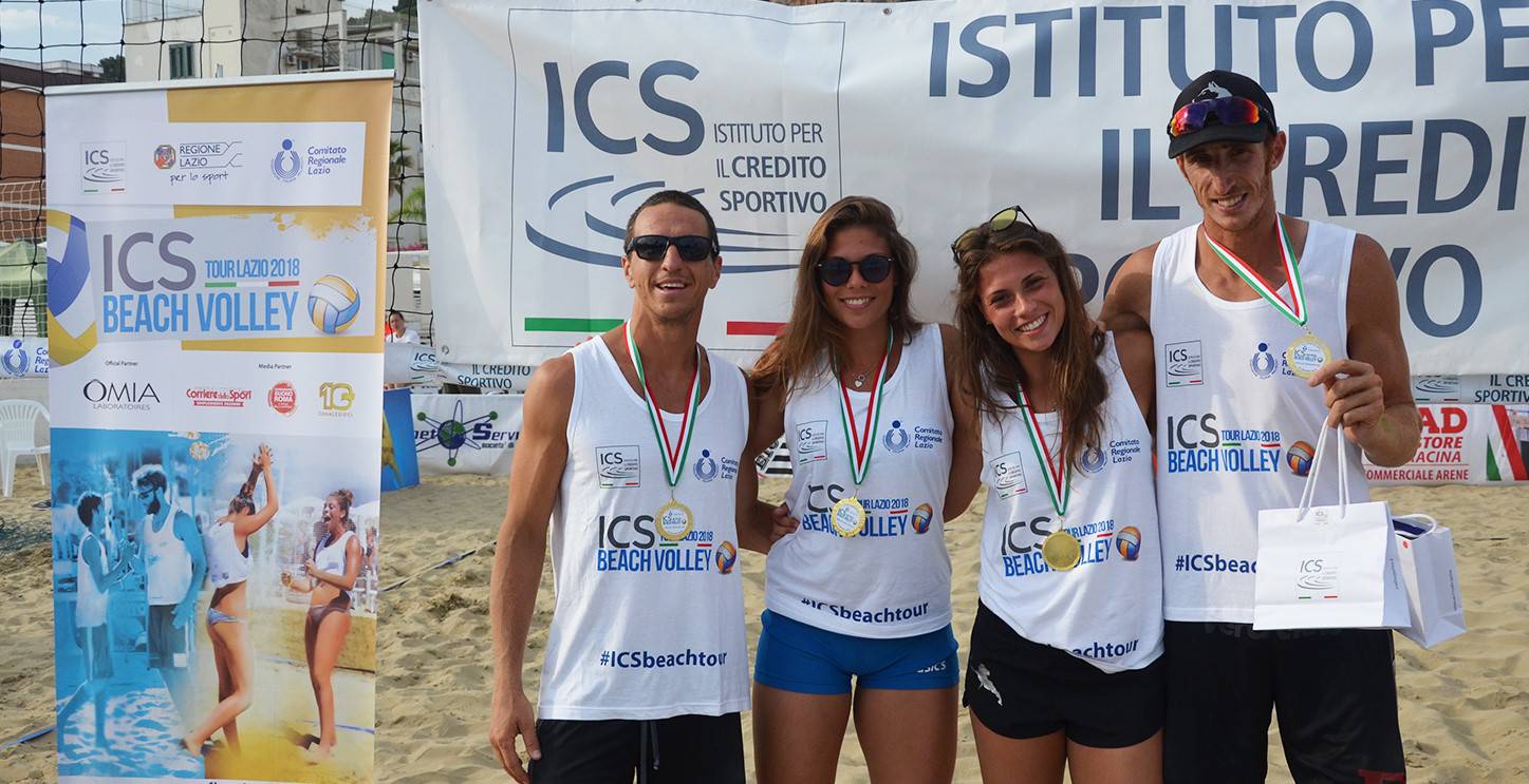 ICS Beach Volley Tour Lazio, a Terracina trionfano Colaberardino-De Luca e le gemelle Mansueti