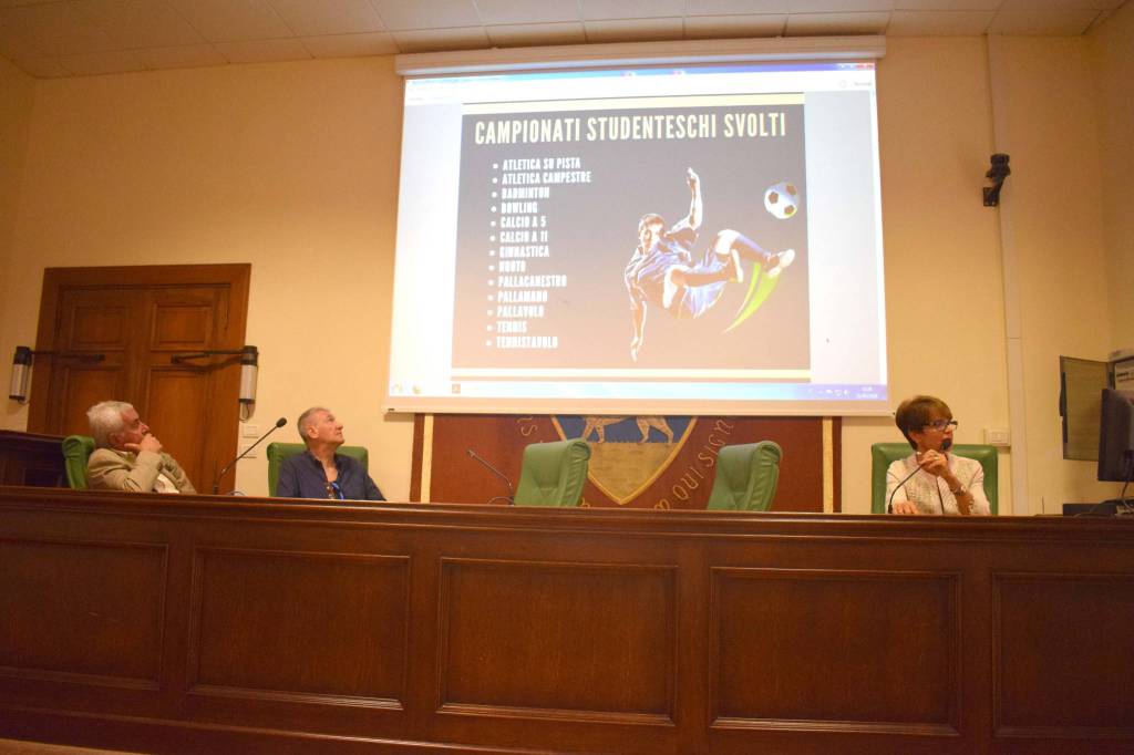 Premiati alla Provincia i protagonisti dei Campionati Studenteschi 2017/2018