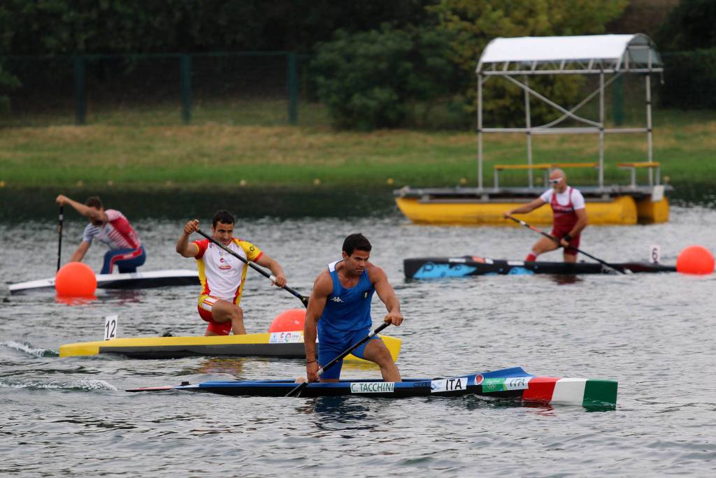 Europei velocità, ancora Carlo Tacchini, il secondo bronzo arriva nel c1 5000m