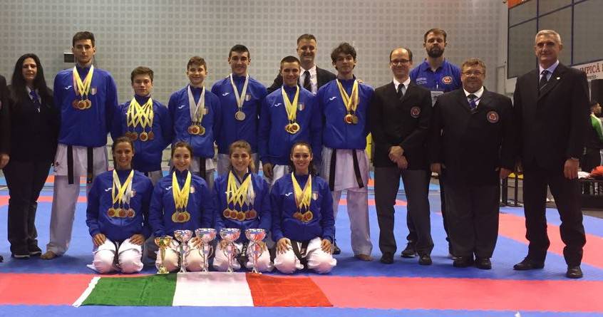 Europeo WKC, Italia prima nel medagliere, 44 allori in tutto, Sambucioni, ‘Puntiamo sui giovani e sulla polivalenza, siamo ampiamente soddisfatti’