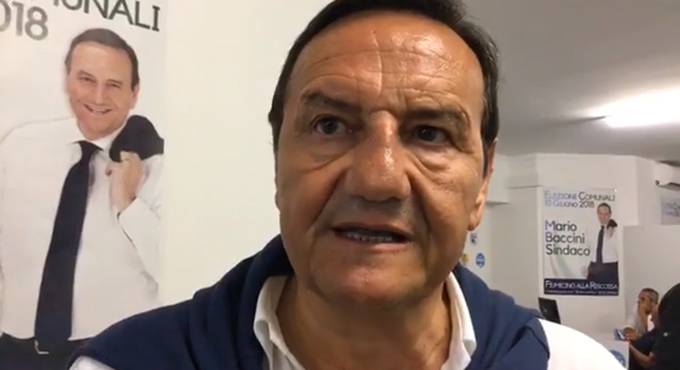 Parla Mario Baccini, candidato sindaco supportato da Forza Italia e da altre sette liste civiche