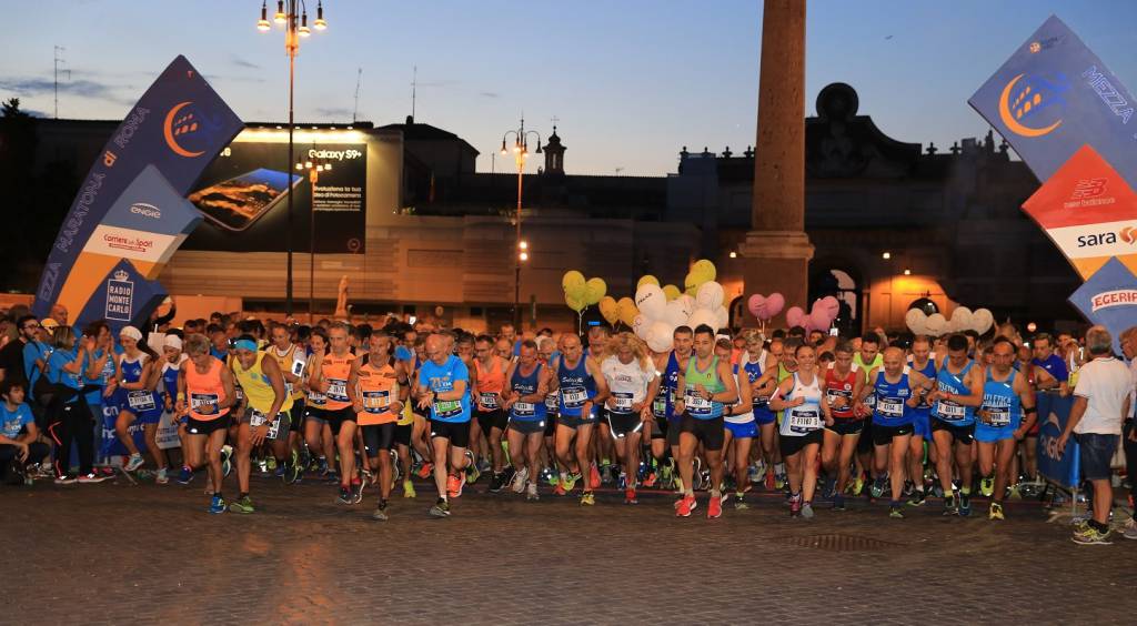 2^ Mezza Maratona di Roma, 4000 runners hanno illuminato la Capitale di corsa