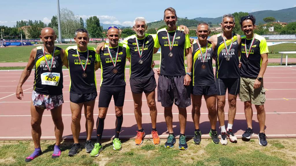 Old Stars Ostia, 25 medaglie vinte agli Italiani Master, Colloca, ‘Siamo nella storia dell’atletica leggera’