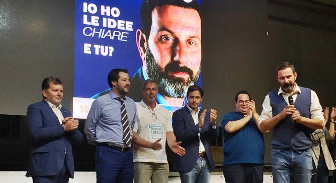 Matteo Salvini per William De Vecchis, ‘Il voto alla Lega è un voto agli italiani’