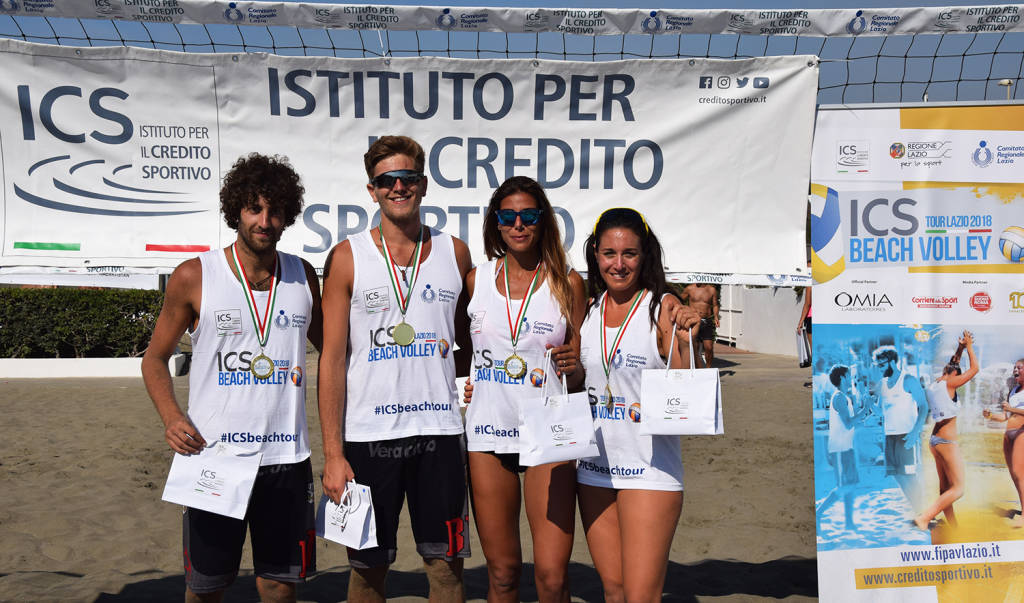 Lo spettacolo dell’ICS Beach Volley Tour Lazio alla presenza di Zaytsev, Maruotti e Lupo