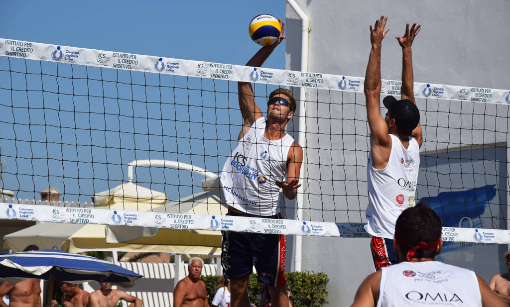 Lo spettacolo dell’ICS Beach Volley Tour Lazio alla presenza di Zaytsev, Maruotti e Lupo