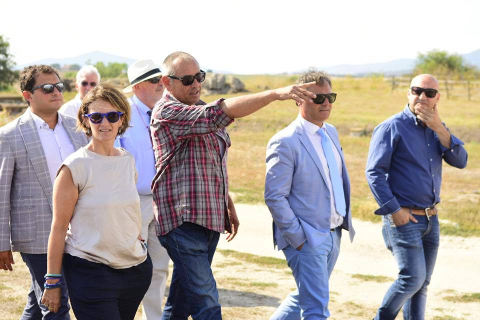 L’On. Lorenza Bonaccorsi in visita al parco di Vulci